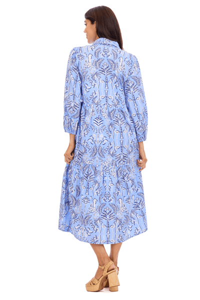 Booker Midi Dress Blue