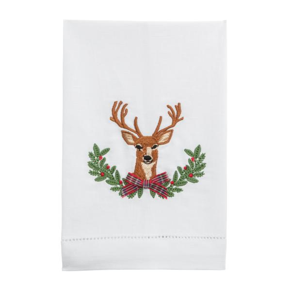 FINAL SALE - Xmas Embroidered Towel