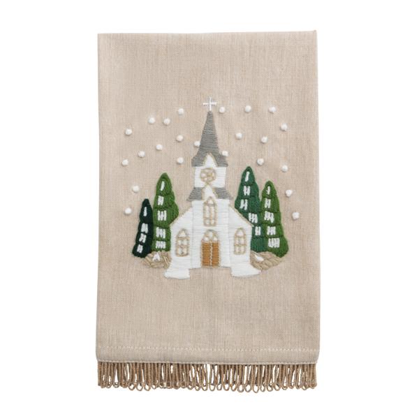 FINAL SALE - Xmas Embroidered Towel