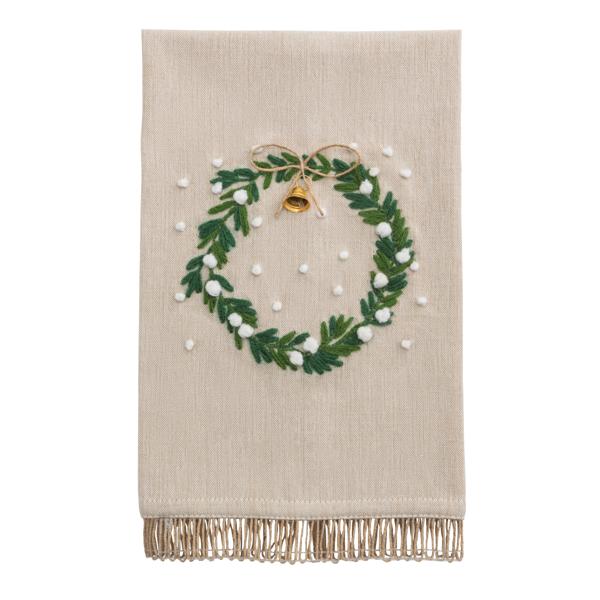 FINAL SALE - Xmas Embroidered Towel