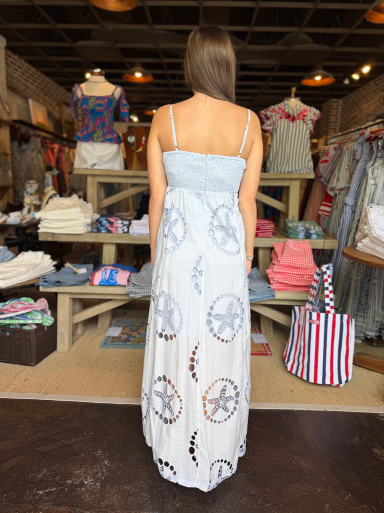 Embroidery Maxi Dress