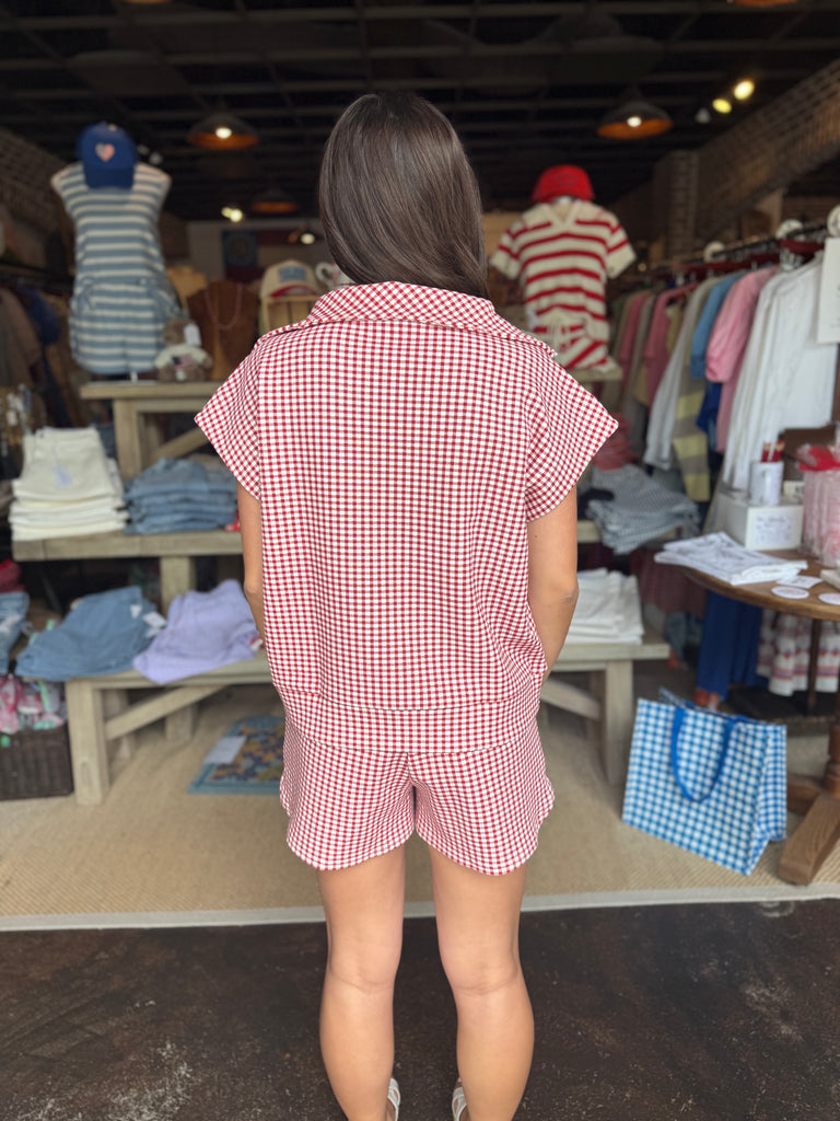 Gingham Shorts