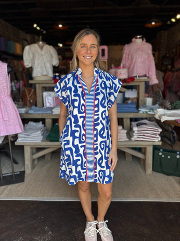 Pink Floral High Ruffle Mock Neck Button Down Maxi Dress