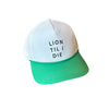 Lion Til I Die 5 Panel Performance Hat
