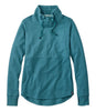 FINAL SALE - Women's Bean's Cozy Mixed Knits Pullover Storm Teal