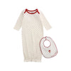 Santa Baby Gown & Bib Set