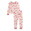 Pink Santa Glow In The Dark PJ Set