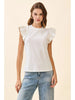 Flutter Sleeveless Top