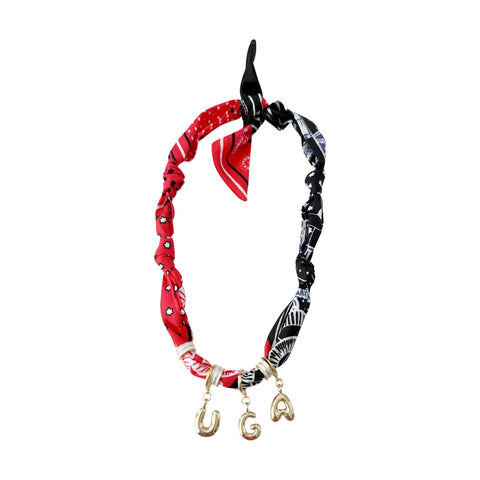 Multi-Strand Beaded Logo Necklace
