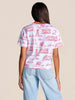 The Team Toile Embroidered Tee | Georgia