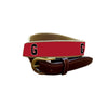 UGA Block G Ribbon Belt