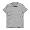 UGA Standing Dawg Heathered Jasmine Performance Polo Charcoal & White