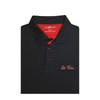UGA Sic 'Em Spiral UGA Polo Black/Charcoal/Red
