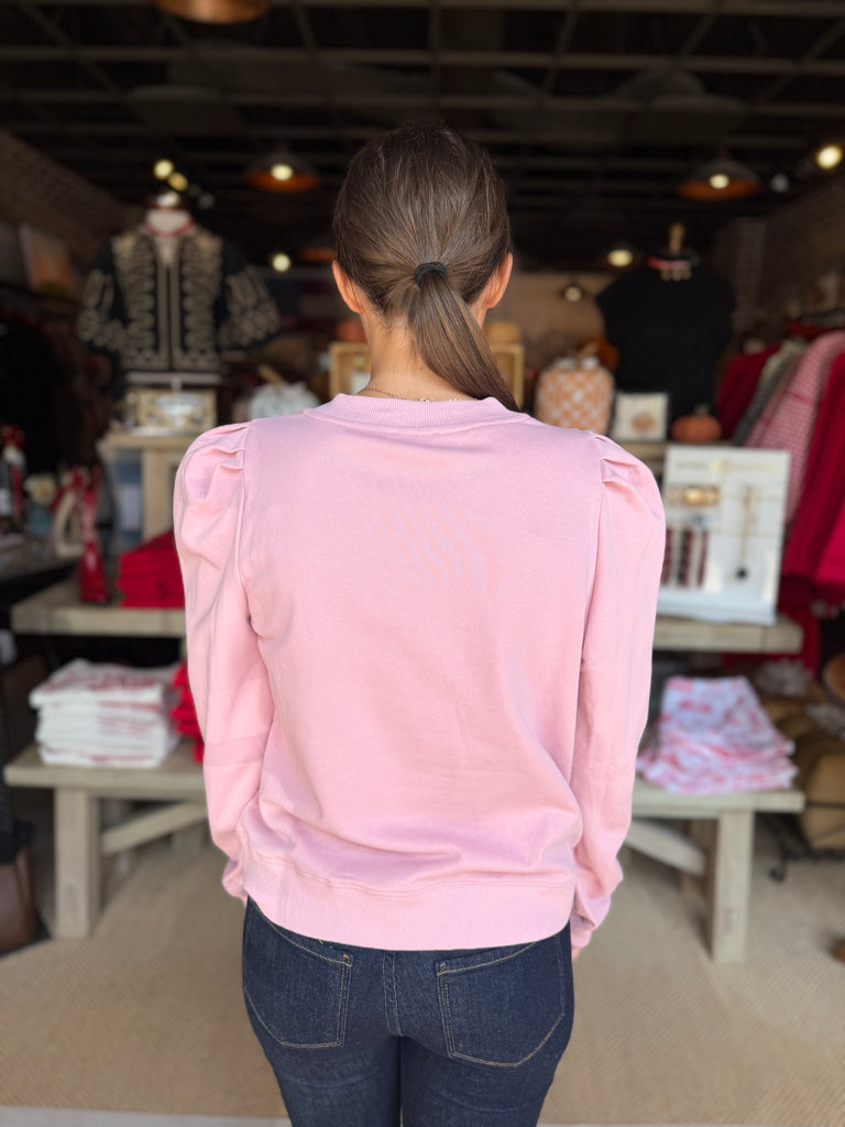 Long Sleeve Puff Sweatshirt