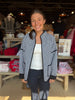 Quilted Gingham Puff Jacket