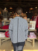 Quilted Gingham Puff Jacket