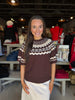 Nordic Yoke Pattern Long Sleeves Sweater