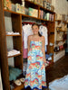 Riviera Dream Scallop Sleeveless Midi Dress