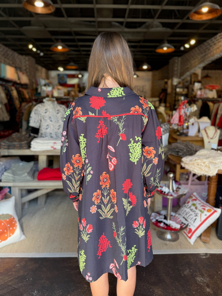 FINAL SALE - Black Mix Fara Dress